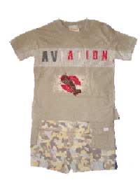 aviator tshirt and short